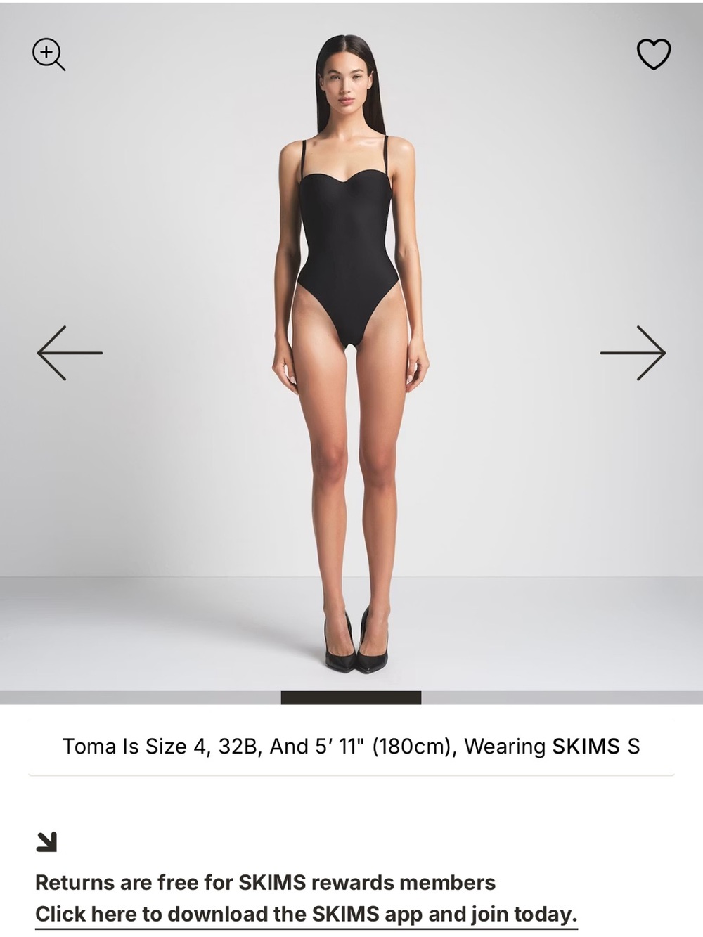 Skims Womens Body Molded Underwire Bodysuit
